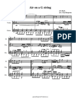 [Free Scores.com] Bach Johann Sebastian Air on a g String 5677