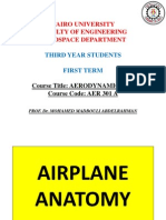 Cairo University Aerodynamics Course Overview