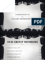 Social Networking: A Presentation On