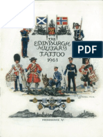 Edinburgh Military Tattoo Program 1961