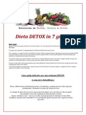 dieta detox pdf