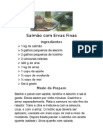 Salmão Com Ervas Finas