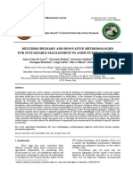 MULTIDISCIPLINARY AND INNOVATIVE METHODOLOGIES FOR SUSTAINABLE MANAGEMENT IN AGRICULTURAL SYSTEMS