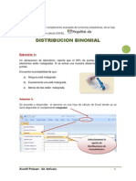 Distribución Binomial y Aprobación Examen MEGASTAT