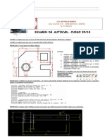 Examen de Autocad 4º Eso