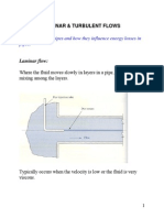 Laminar & Turbulent Flow