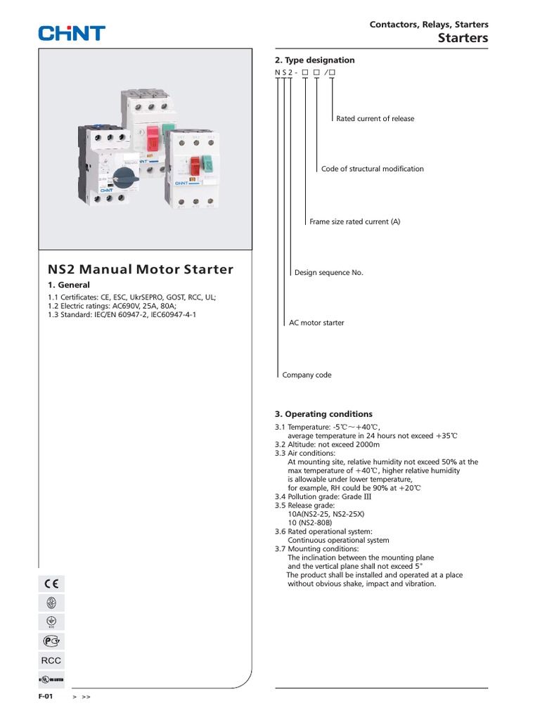 Electrical Component Specs | PDF