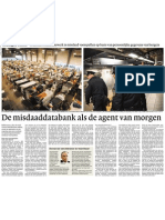 De Misdaaddatabank Als de Agent Van Morgen