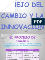 Manejo Del Cambio y La Innovación