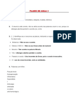 Plano de aula Português instrumental - Plano 1,3,5 e 6