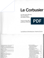Corbusier Le Ouevre Complete 8 1965-1969