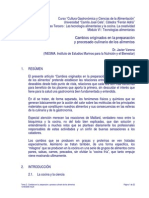 Cambios Originados en La Preparacion y Procesado Culinario de Los Alimentos