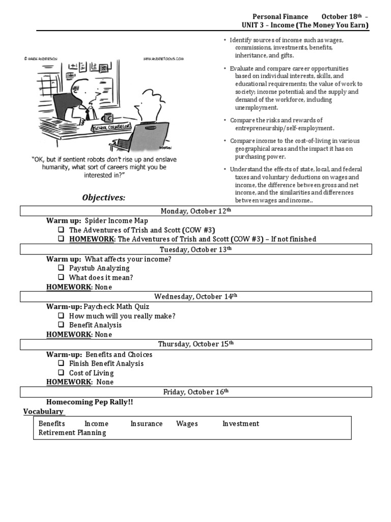 Understanding Income Sources and Benefits | PDF