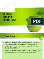 Reviu RKA Tahun Anggaran 2016