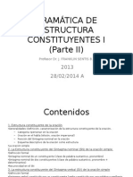 Estructura constituyente de la oración