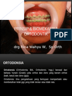 PRINSIP & BIOMEKANIKA ORTODONTIK