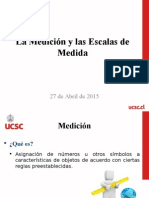 Tema 6 - La Medición y Las Escalas de Medida