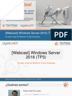 Windows Server - ¿Qué Hay de Nuevo en Windows Server 2016TP3