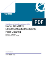 GSM BTS S8000 S8002 S8003 S8006 Fault Clearing