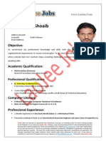 Muhammad Shoaib - Mechanical Technician