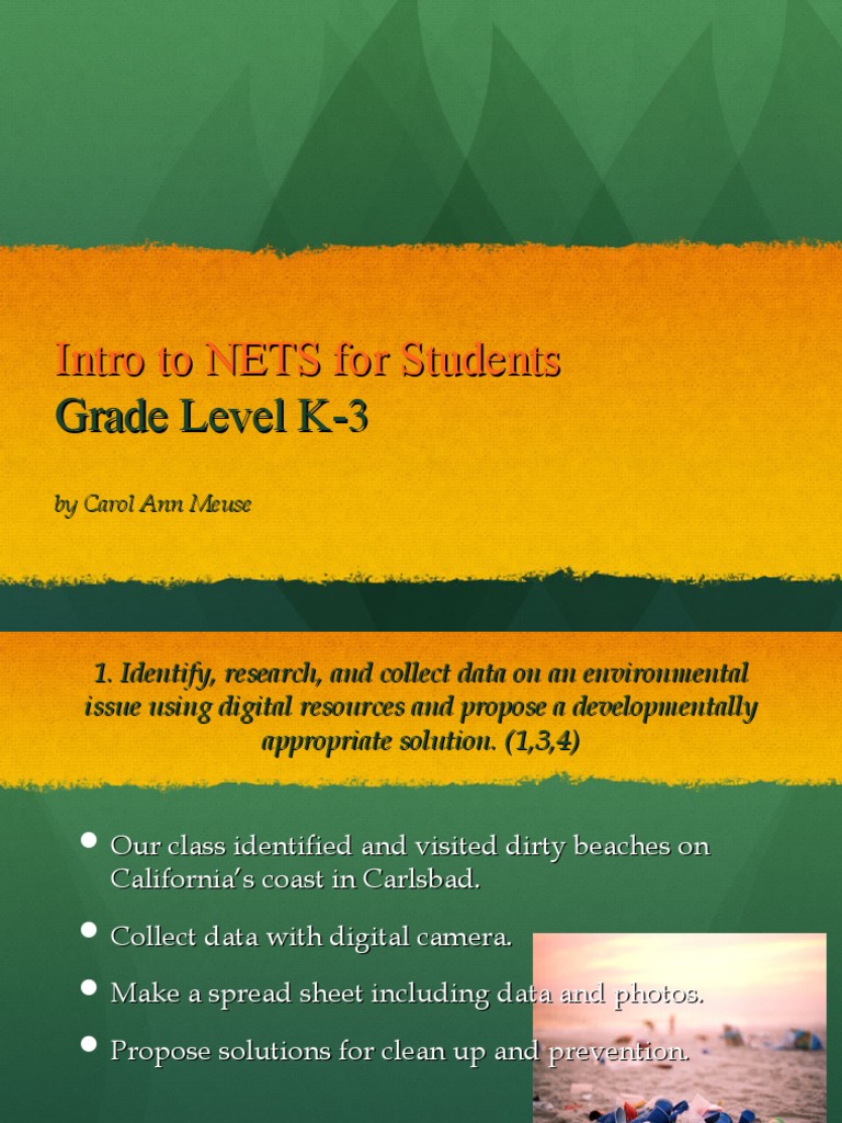 NETS Standards for K-3 Students | PDF
