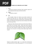 Download BAB I PEMBUATAN SIMPLISIA DAUN SIRIHdocx by elvinapurple SN285852121 doc pdf