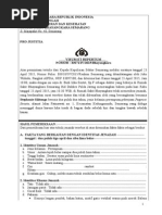 Surat Penerimaan Kerja Pegawai