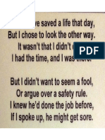 Safety Poem 1-3