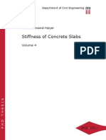 Stiffness of Concrete Slabs