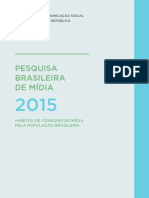 Pesquisa Brasileira de Midia Pbm 2015