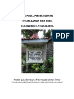 Proposal Pembangunan Wisma Lansia Pria Di Boro, Kulonprogo, Yogyakarta, Jawa Tengah