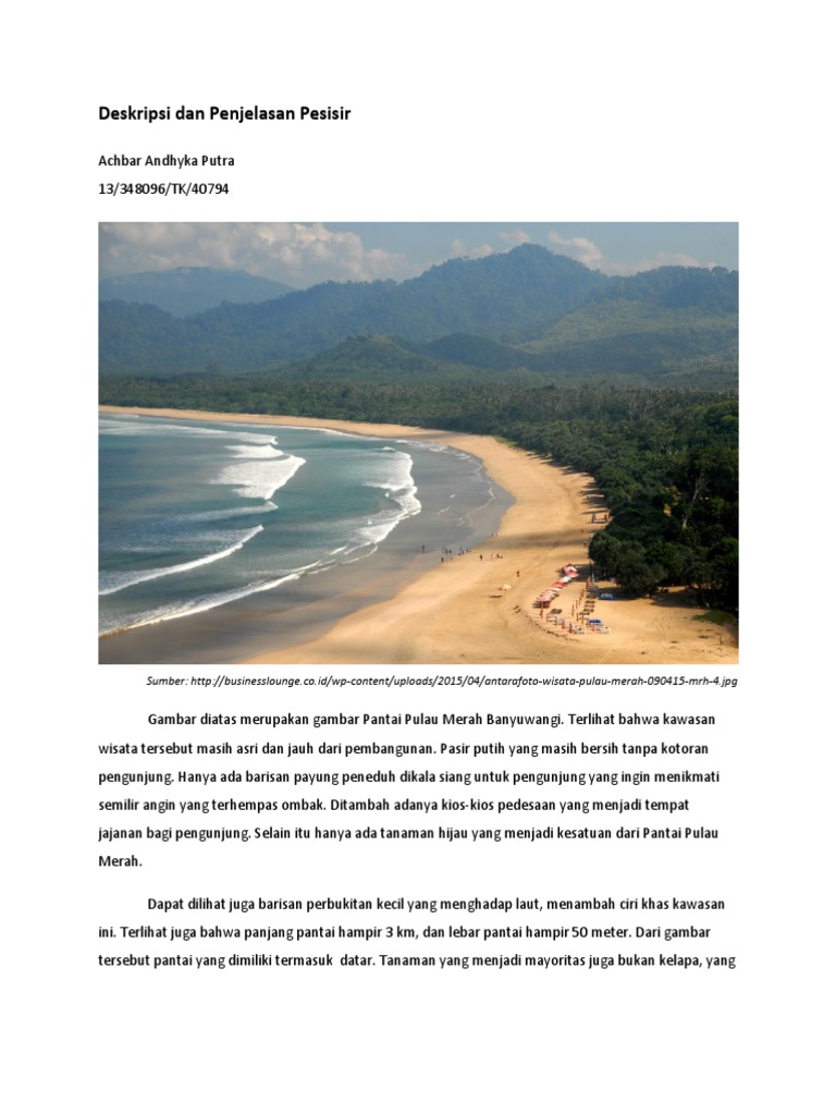Deskripsi Kawasan Pesisir