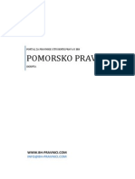 Pomorsko Pravo - Pomoćni Materijal Za Pripremu Ispita