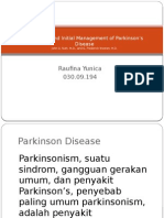 Diagnosis and Initial Management of Parkinson's Disease