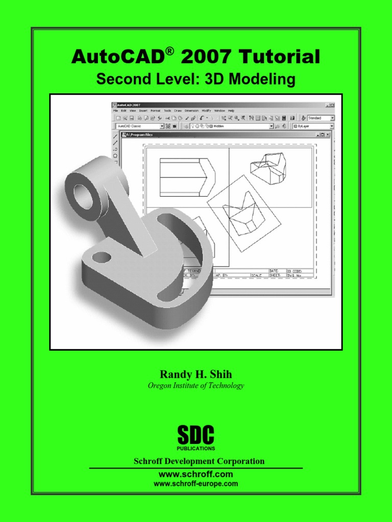 autocad 2007 pdf 3 D Computer Graphics 3 D Modeling