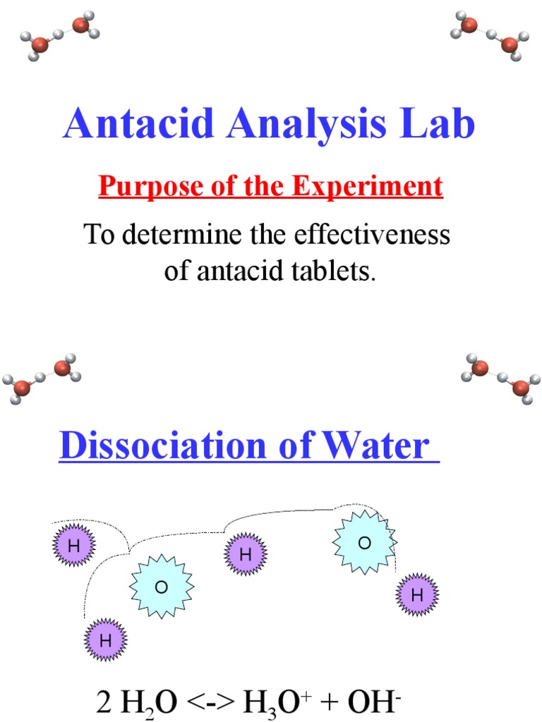 antacid.ppt Acid Properties Of Water