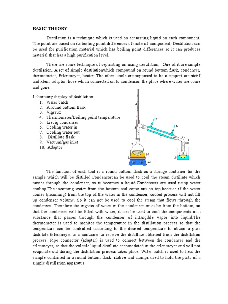 Distillation Process and Apparatus Overview | PDF