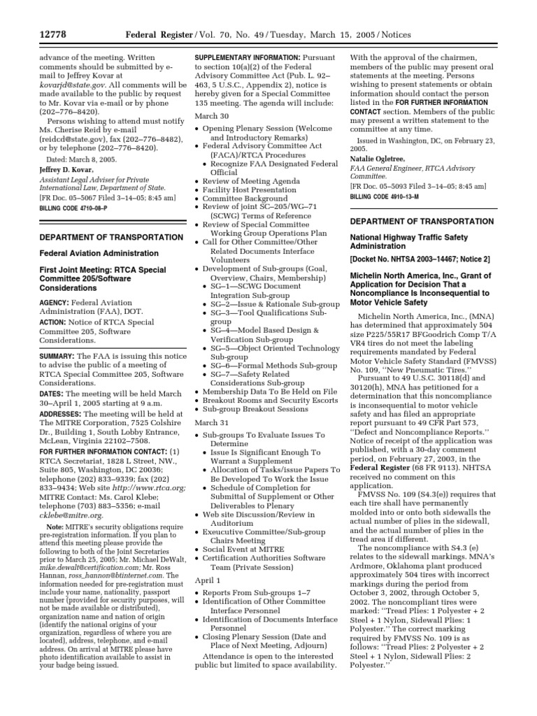 notice-motor-vehicle-safety-standards-exemption-petitions-etc