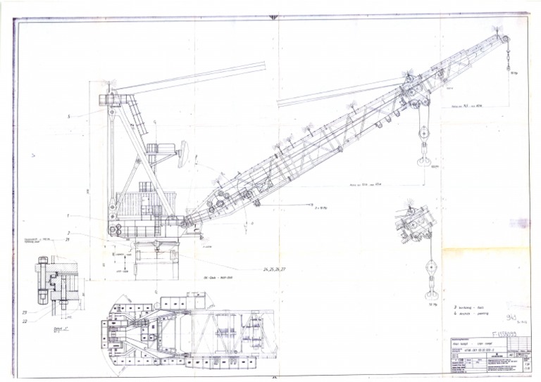 Liebherr Offshore Crane Drawing | PDF
