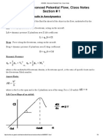 AE 6030 Advanced Potential Flow Class Notes Section 1