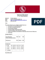 5th 12th Syllabus