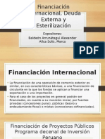 FinanciaciÃ³n Internacional, Deuda externa y EsterilizaciÃ³n economi mundial com