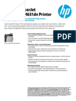 HP Color Laserjet Enterprise M651Dn Printer