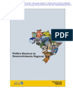 Politica Nacional de Desenvolvimento Regional - em Vigor - Documento Integral