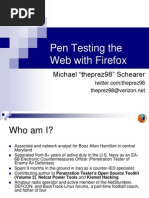 Download Black Hat Webcast Pen Testing the Web with Firefox by Michael Schearer SN28590479 doc pdf