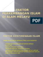 Faktor-Faktor Perkembangan Islam Di Alam Melayu