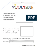 Adivinanzas para Niños. Solución Con Pictogramas