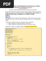 Lab Assignment 6-Process Synchronization