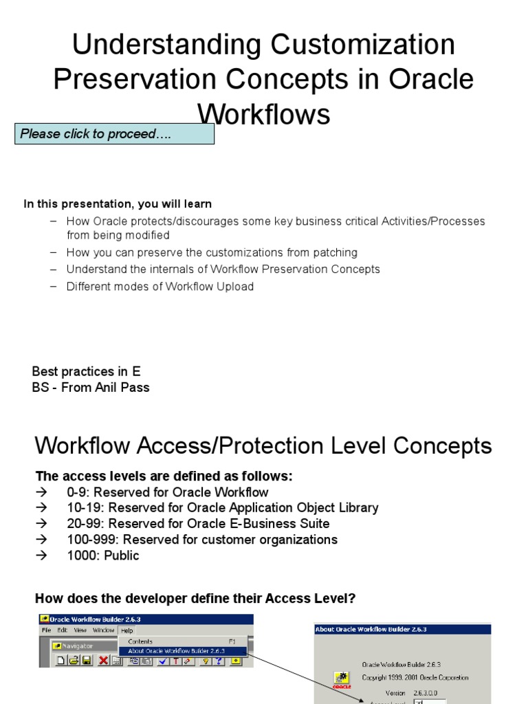 Preserve Customizations in Oracle Workflow PDF