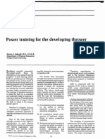 Power Training For The Developing Thrower